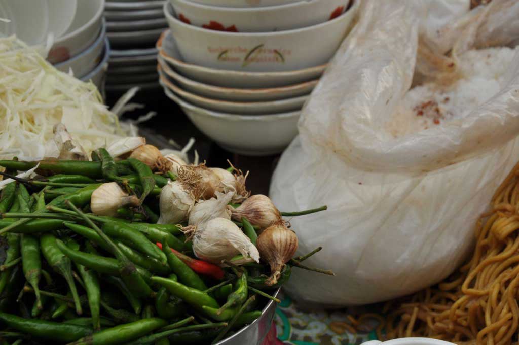 ingredientes para mohinga e let thoke