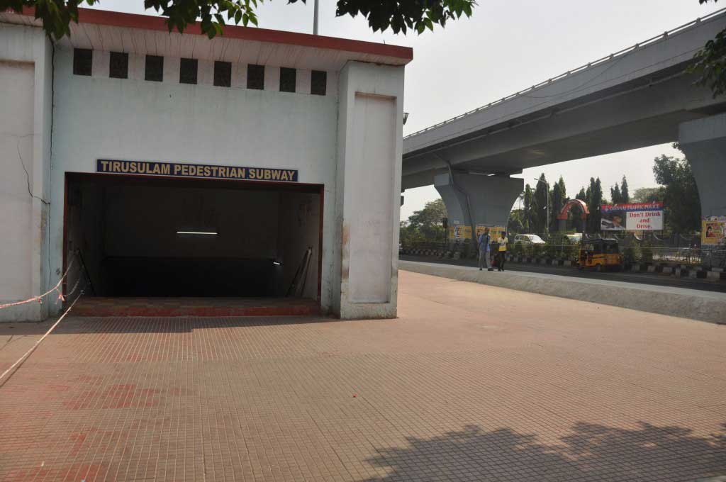 Way from the Airport to the Train Sation. Chennai