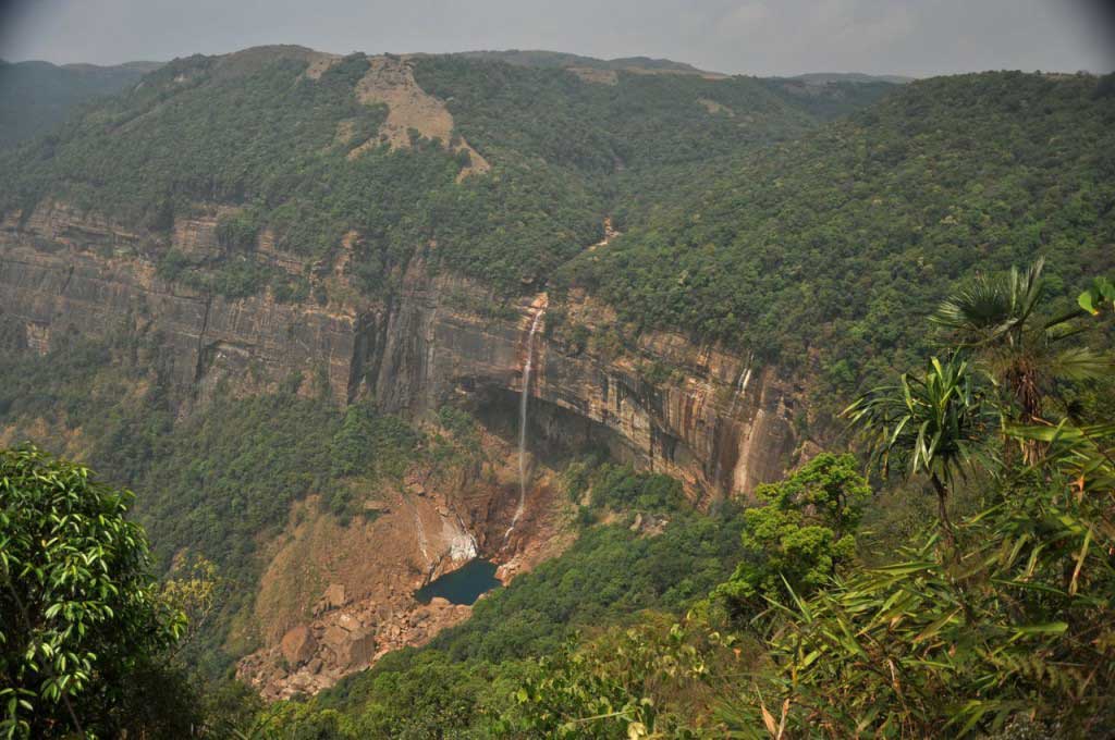 Nohkalikai Falls. Sohra (Cherrapunjee)
