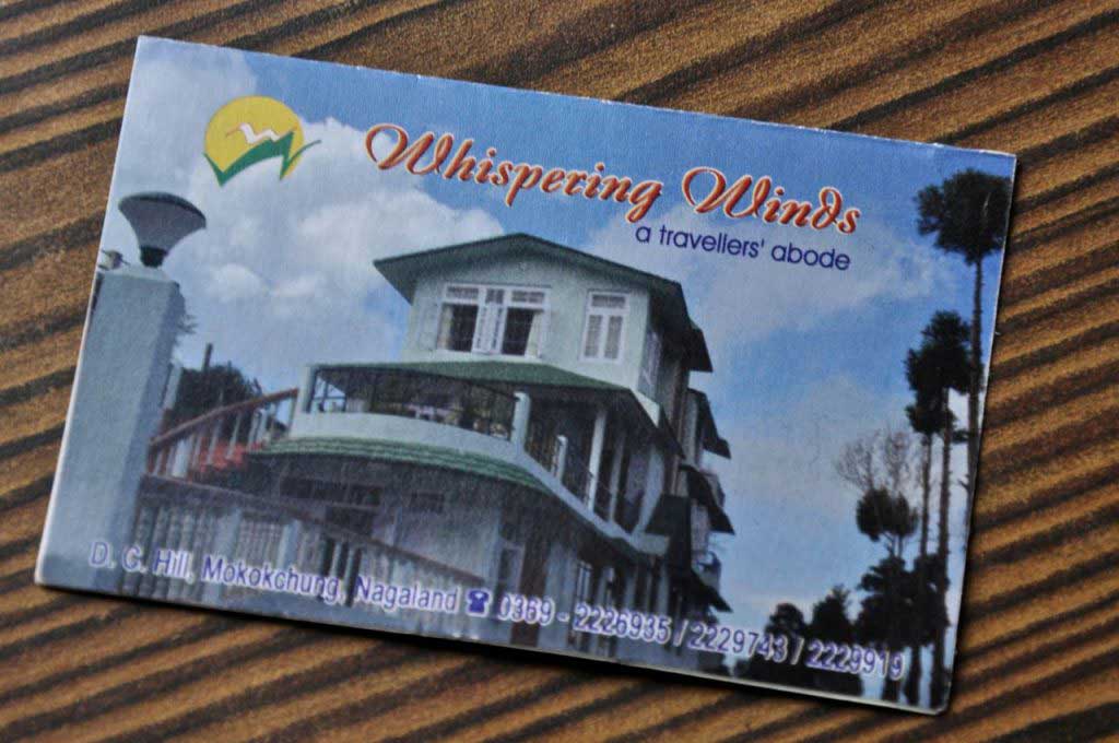 Whispering Winds. contacts. Mokokchung