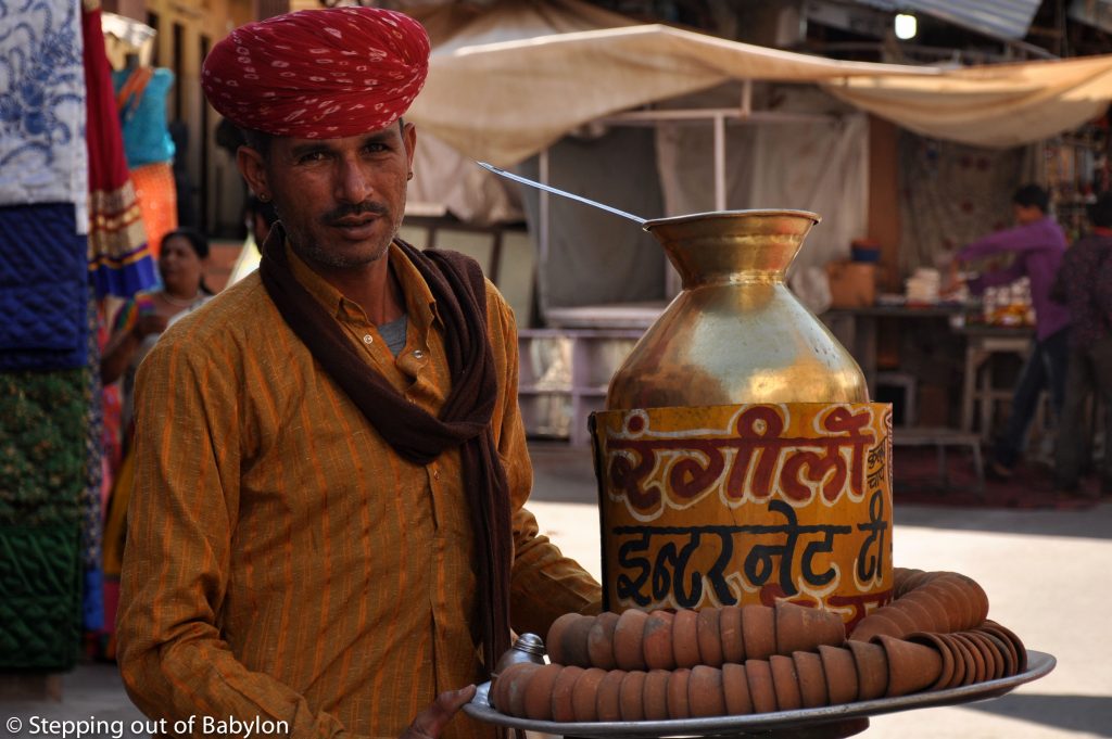 "chai" at the street of Pushkar