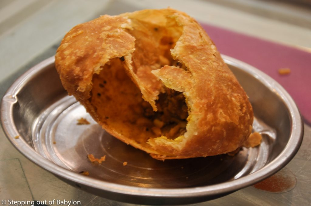 kachori in a plain version, without the sauce. Pushkar