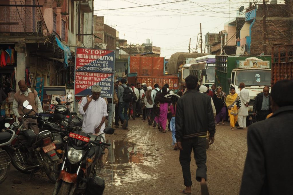 Indian Immigration Office at Sunauli. India
