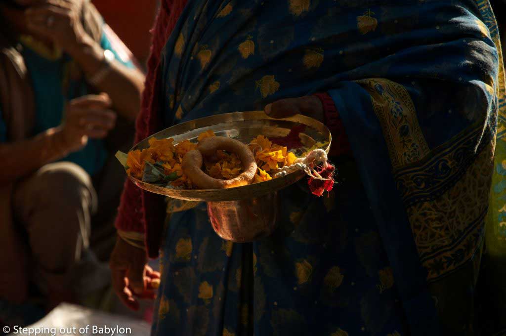kukur puja during Tihar Festival. KAthmandu