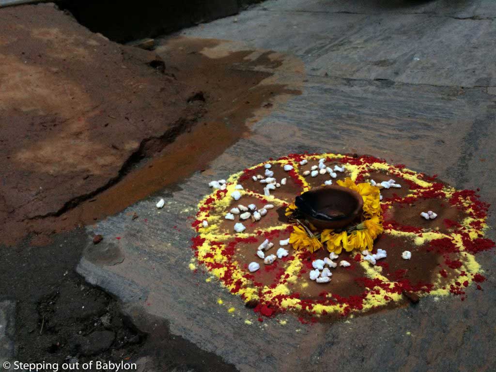 Lakshimi Puja during Tihar Festival. Kathmandu