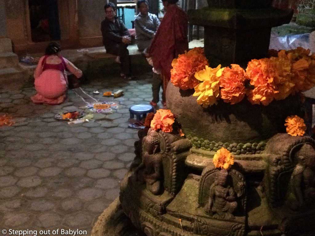 Lakshimi Puja during Tihar Festival. Kathmandu