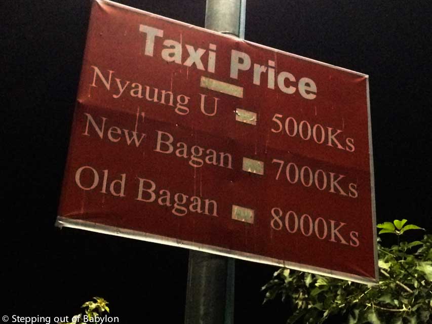 Bagan_Nyanung-U_Myanmar_taxi prices_IMG_2187