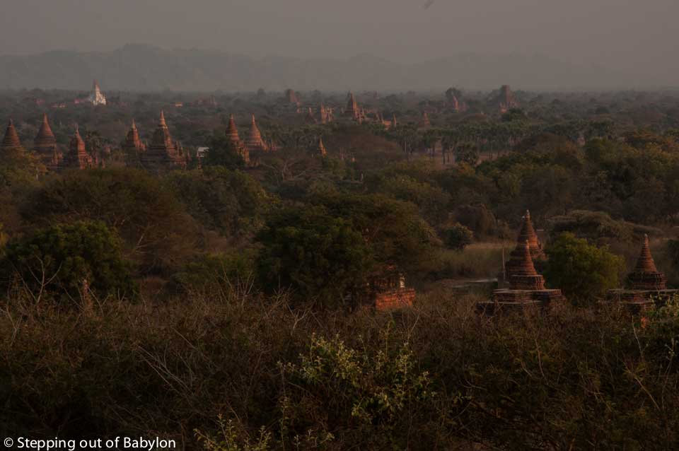 Sunset at Bagan, Myanmar