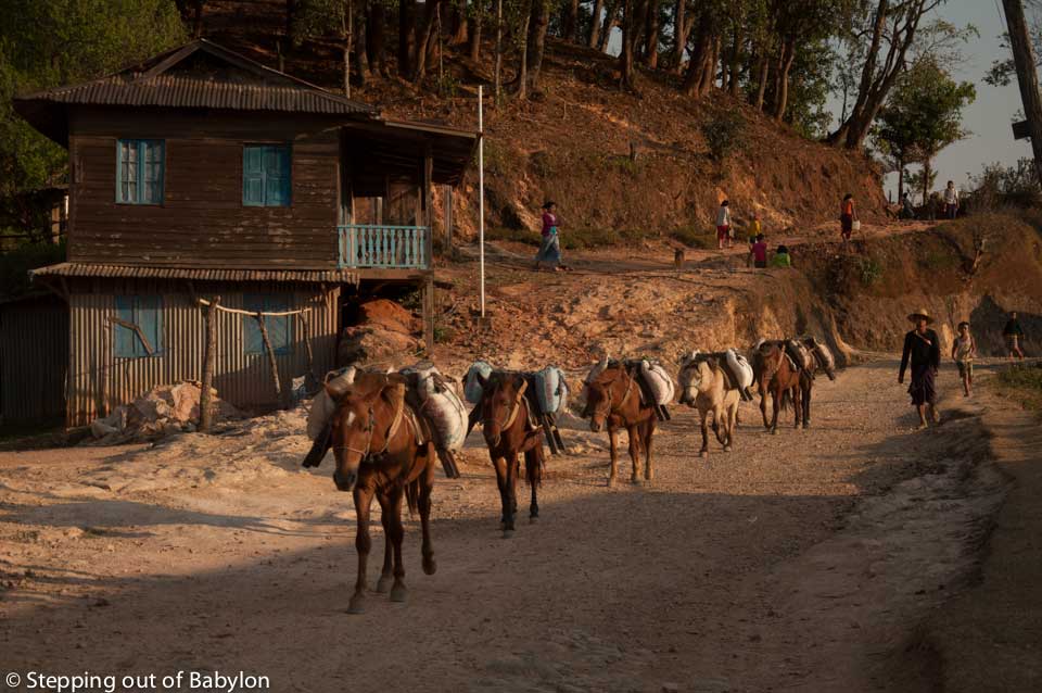 Palaung village. Kyaukme region. Shan State
