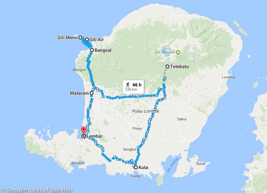 14 days at Lombok_itenerary