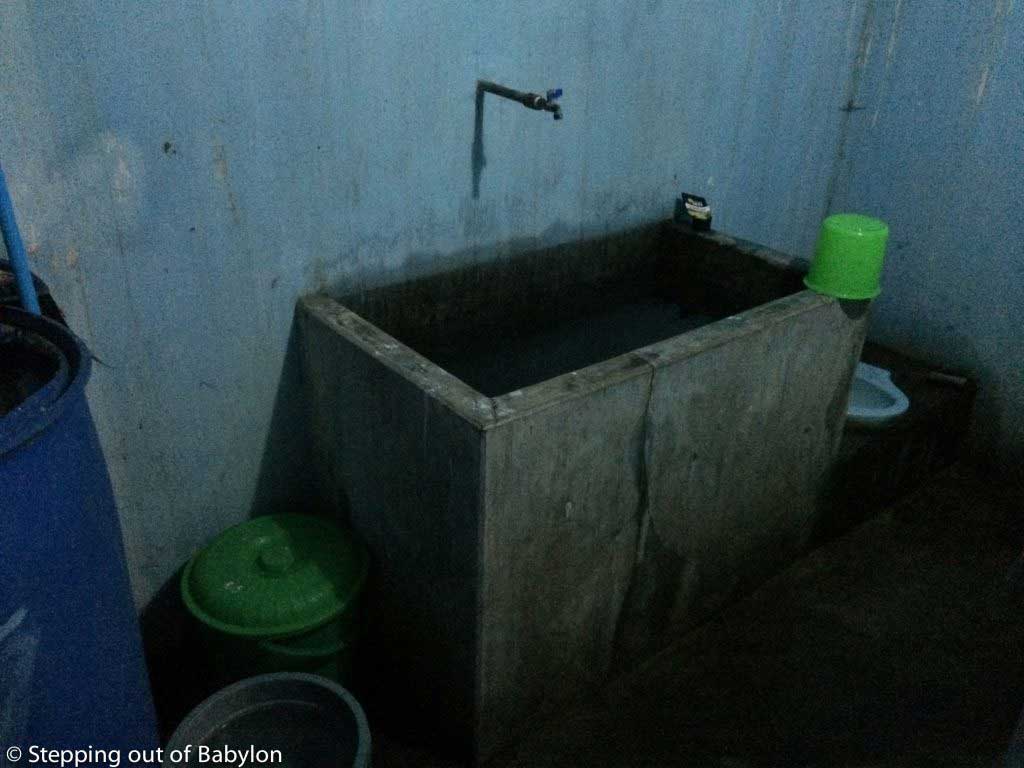 Cemoro Lawang homestay with very basic condition