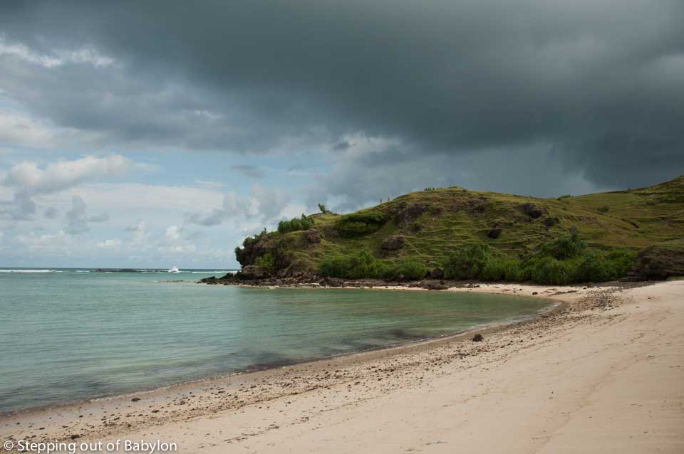 Tanjung Aan beach. Kuta, Lombok