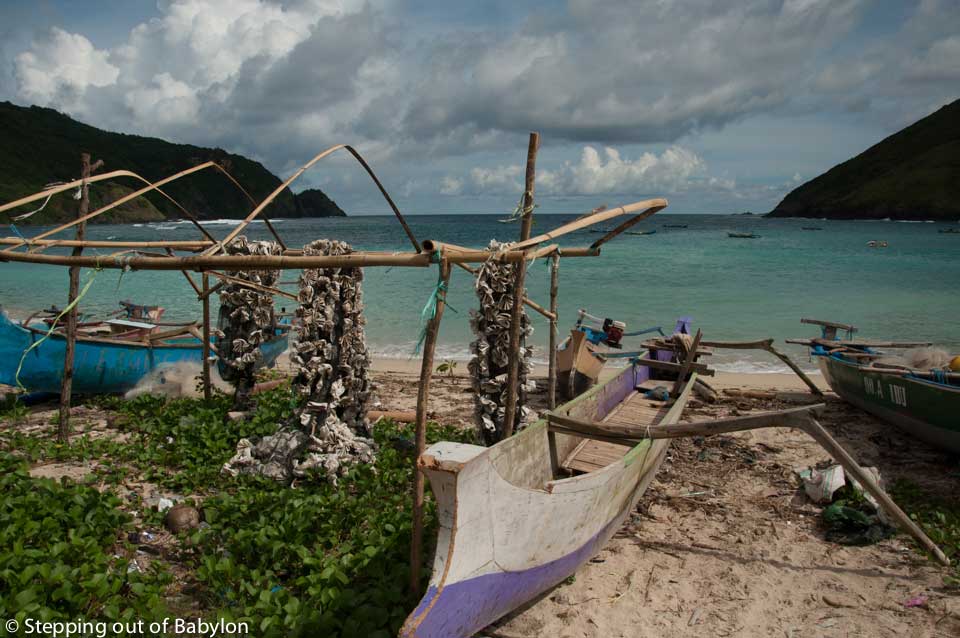 Mawun beach. Kuta, Lombok