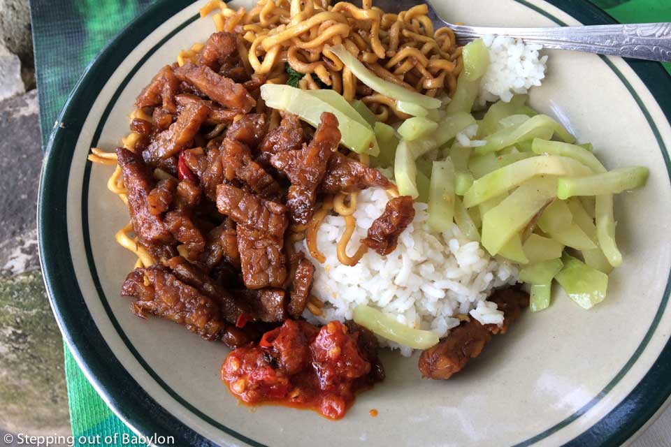 street-food at Jl. Cikini Raya... delicious and tasty for just 10.000 Rp