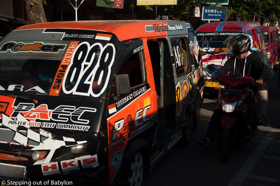 the public transport in Padang have a "particular" look