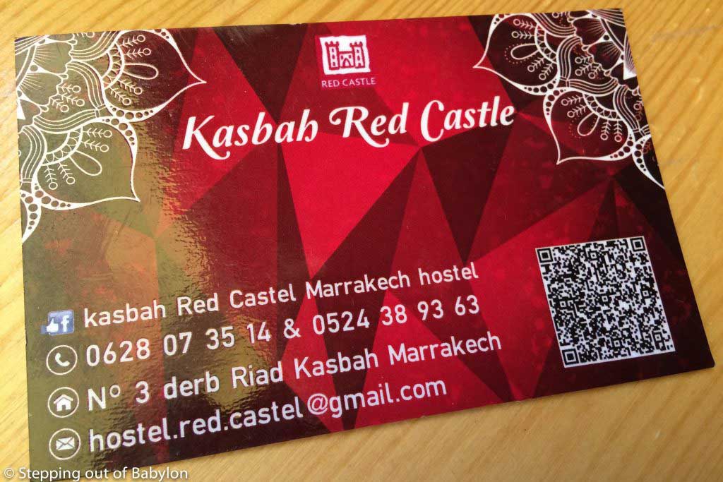 Kashah Red Castel Hostel. Contacts