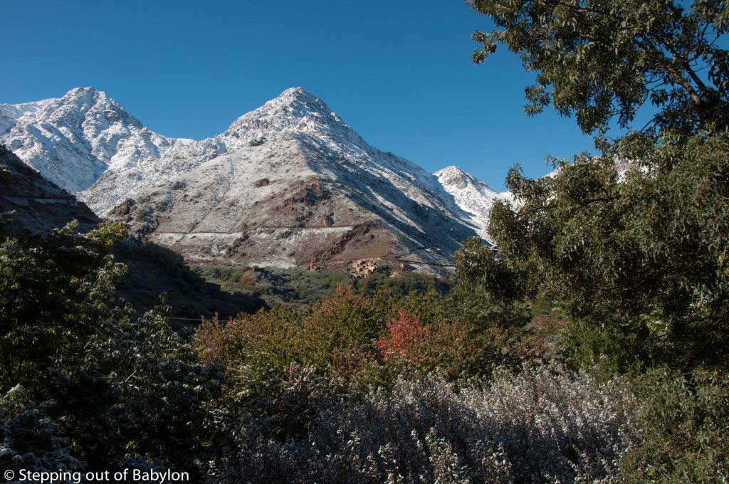 Imlil valley just after the first snow